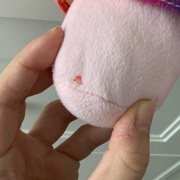 HELLO KITTY Pink Galaxy Plush Toy Cosmic Sparkly Silver Gold Heart SANRIO 2016 - Picture 11 of 15